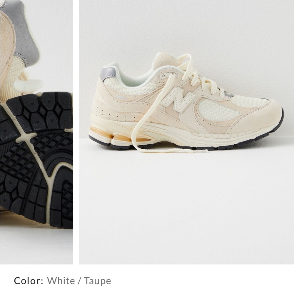 New Balance 2002R: White Taupe 6.5 W